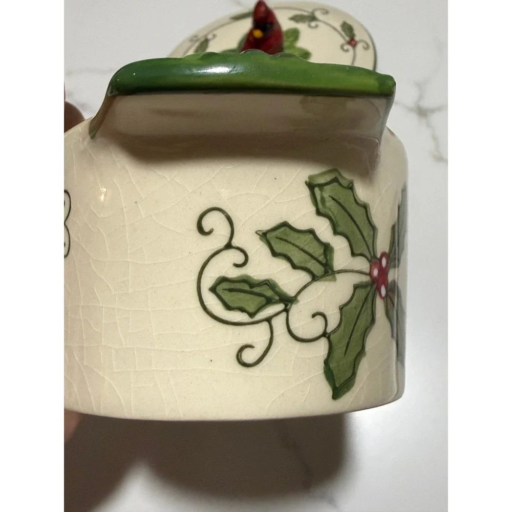 Temp-tations by Tara Cardinal Holly Mini Bakers Set of 2 with Lids and Racks 9oz